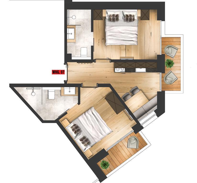 Amaris Apartments 이스크글 객실 사진